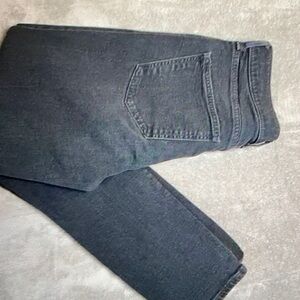 Gap jeans women’s 29/8 tall Cigarette High-Rise black denim skinny
